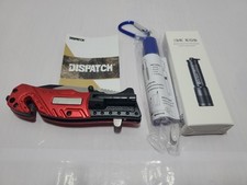 Olight I3E EOS Flashlight Keychain, Dispatch Knife, And 4 in 1 Travel Straw