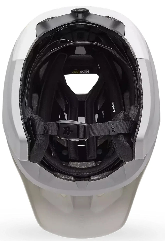 Capacete de mountain bike Fox Racing Dropframe Pro Grid cinza claro - Imagem 3 de 4