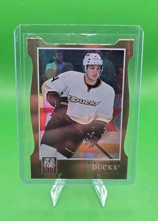 Cam Fowler 2011-12 Panini Elite Status Gold Die-Cut 33/99 Ducks 🔥🔥🔥