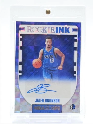 JALEN BRUNSON 2018-19 NBA HOOPS ROOKIE INK AUTOGRAPH MAVERICKS RC AUTO Q3668
