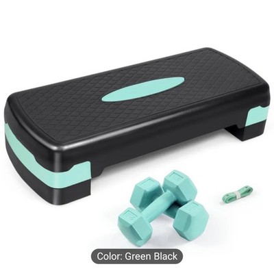 Aerobic Stepper 2 Level Adjustable Fitness Step Board for Home Gym Workout Yoga