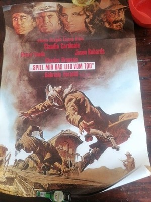 Filmplakat Poster Spiel mir das Lied vom Tod Bronson A1 Videothek