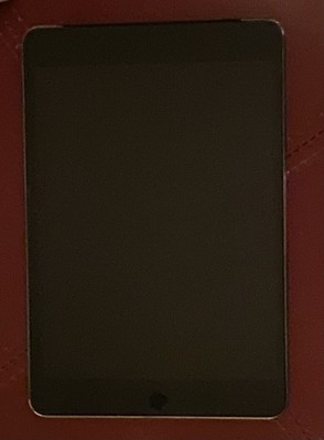 Apple iPad mini 4 Wi-Fi + Cellular Unlocked Space Gray Tablet A1550 / AS IS 