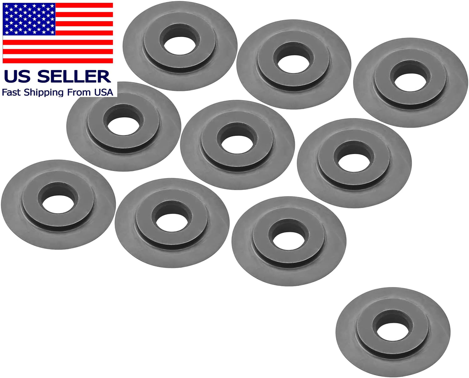 10Pcs Replacement Cutter Wheels Pipe Cutter for Tubing Cutter