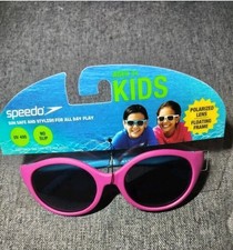 Speedo Kids Sunglasses Pink Blue Polarized UV400 Floating Frame New