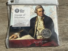 1768-2018 Captain James Cook Voyage of Discovery 2 pounds £2 Coin Number 1