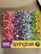 Springbok 1000 piece Jigsaw Puzzle Bunches Of Buttons New Sealed