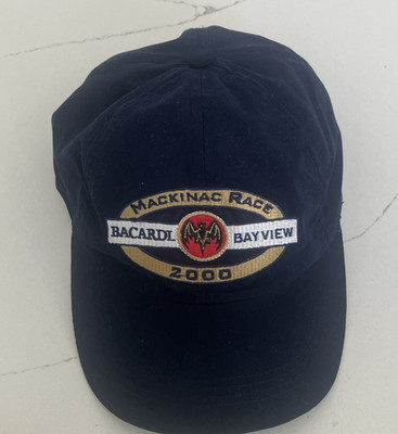 Bacardi Mackinac Race 2000 Navy Hat Original Distillery Advertising
