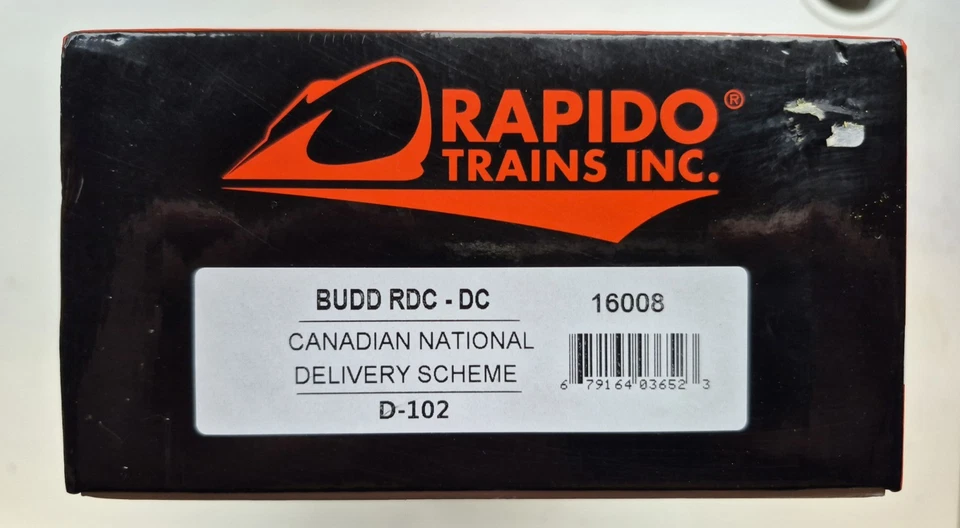Rapido Trains HO Canadian National Budd RDC D106 - Image 2 of 3