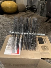 Midwest Hearth Chimney Brush, Round Polyester 8 Inch Diameter, 1/4” NPT