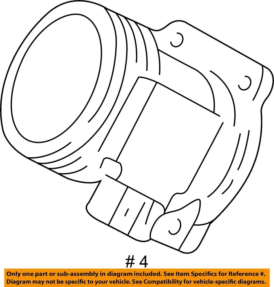 Medidor de flujo de aire de inyección de combustible usado se adapta a: Ford Freestar 2004 grado A Foto 4 de 4
