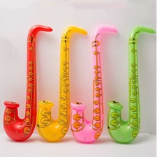  Set of 2 Toy Saxophone for Kids Inflatable Musical Instrument Props