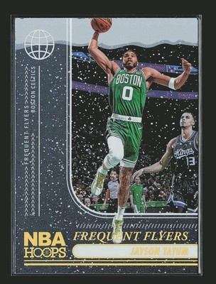 2024-25 Panini Hoops - #2 Jason Tatum Frequent Flyers WINTER Prizm