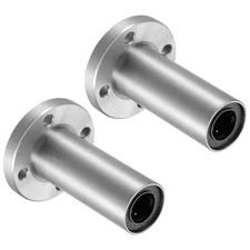 2pcs LMF12LUU Linear Ball Bearings, [12mm x 21mm x 57mm] Chrome Steel