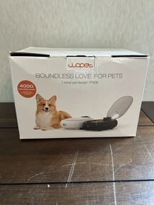WOPET 2 Meal Pet Feeder (Model FT60B) New Open Box