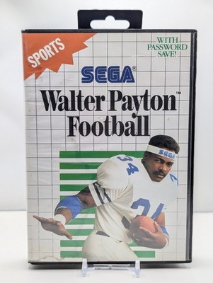 SEGA MASTER SYSTEM WALTER PAYTON FOOTBALL AUTHENTIC TESTED WORKING