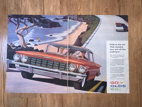 Magazine Ad* - 1960 - Oldsmobile - (two-page ad)