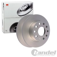 2X NK Bremsscheiben 253Mm Voll Hinten Passend FÜR Skoda Octavia | 314307