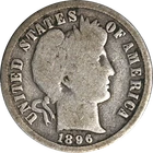 1896-O Barber Dime