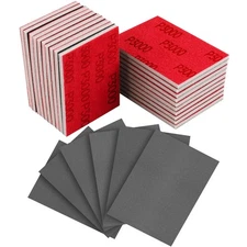 Sanding Sponge Set 3000 Grit Abrasive Pad Soft Foam Block Wet Dry 24 PCS