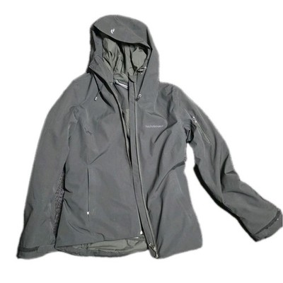 Peak Performance Women's Ski Jacket Size M Black. Many Features Great Condition