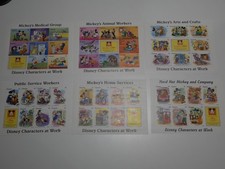 DISNEY LOT 6 BLOCS DE TIMBRES NEUFS**. BONNE VALEUR ( 2 )