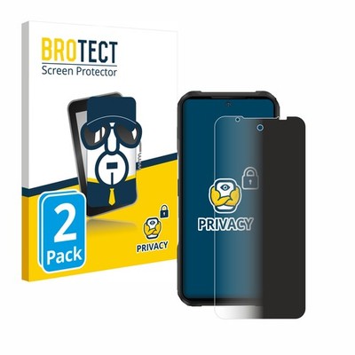 2x Blickschutz Folie für Doogee V20 Pro Displayschutz Privacy