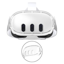 Clear PC Case Protector Dustproof Shell For Meta Quest 3 VR Helmet Accessories