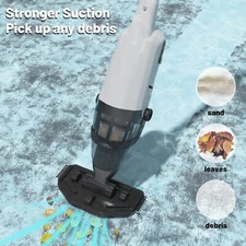 Powered Handheld Pool Vacuum Cordless Rechargeable Pool Cleaner Spas/Hot Tubs