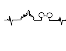 Vinyl Decal for Window - Disney Heartbeat / Pulse