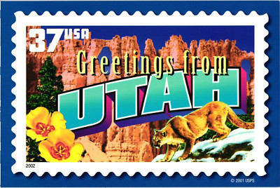 USPS Continental Postcard Greetings from Utah