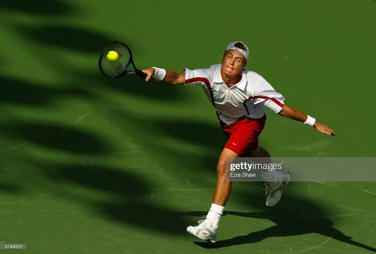 ATP Australia Lleyton Hewitt Nike Court tennis shirt Nasdaq