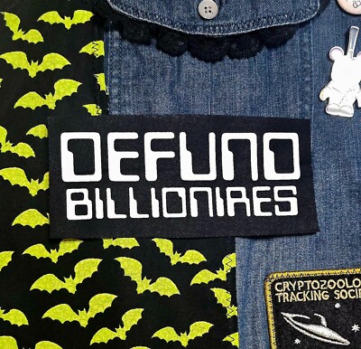 Defund Billionaires Small Patch