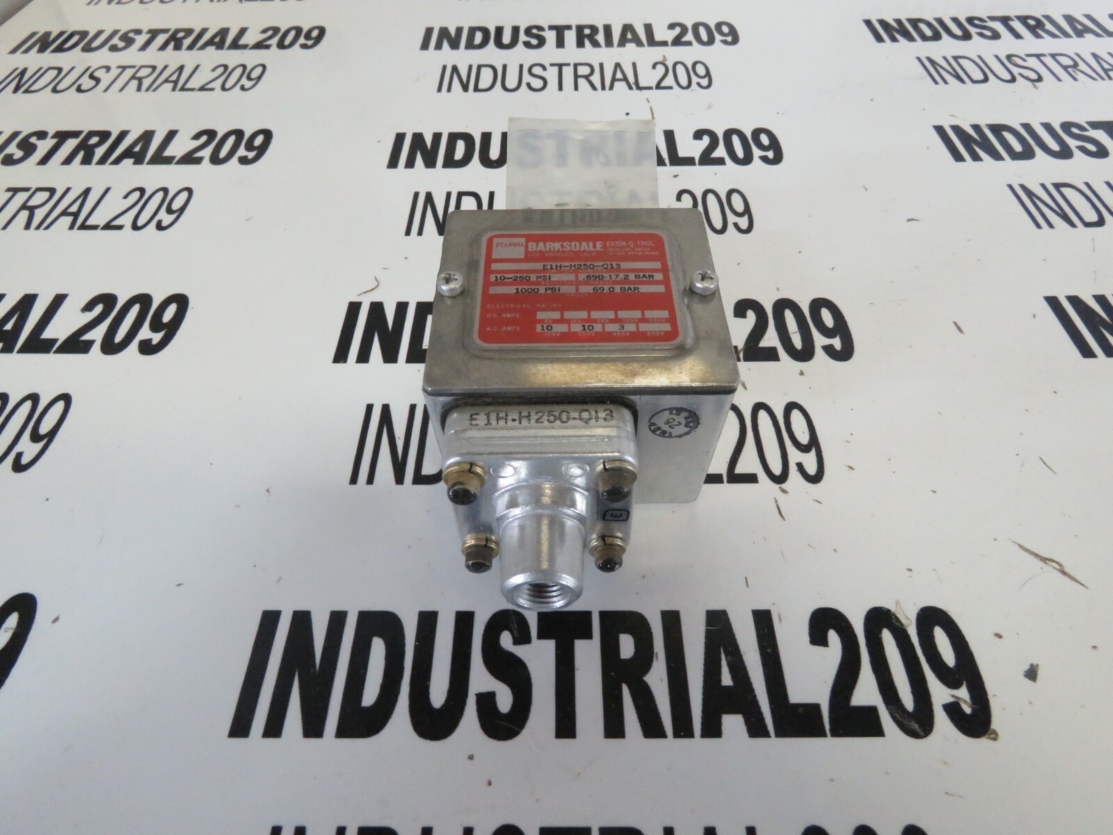 BARKSDALE PRESSURE VACUUM SWITCH E1HH250013 NEW eBay