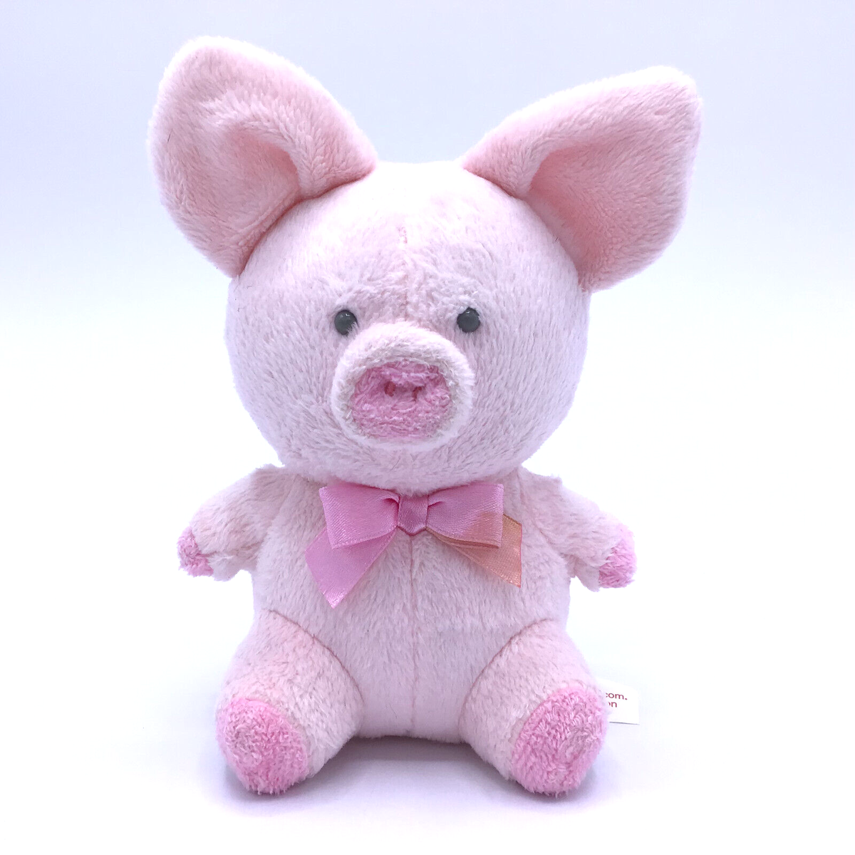 RARE Sanrio 2010 Zashikibuta Pink Pig Piggy Plush Ribbon 6