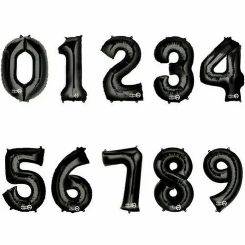 Palloncini neri Amscan per feste e party