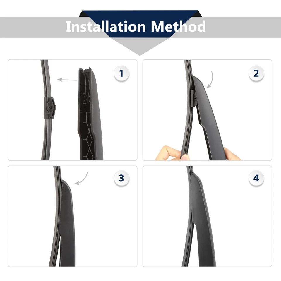 Rear Windshield Wiper Blade Arm Set 350mm for BMW X1 F48 2016-2020 61627356224 - Image 2 of 4