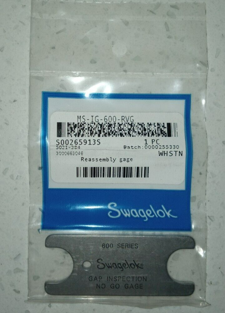 NEW SWAGELOK Inspection Gage MS-IG-600 - NEW IN SEALED FACTORY PACKAGING!