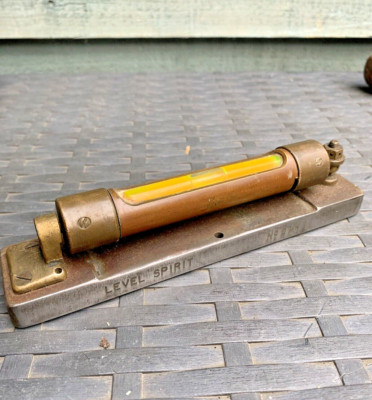 Vintage Chandler & Dicker C&D No.2 Mk1 Wasserwaage 6,5'' Vintage Werkzeuge 