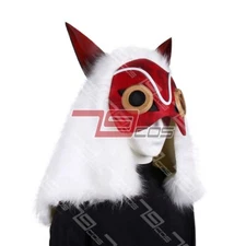 79cos Princess Mononoke Half-Face Mask - Cosplay Accessory and Prop