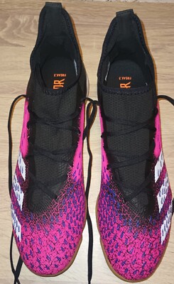 Adidas Predator Freak 3 Men's Size US#13 Pink Indoor Soccer Shoe FW7518 New .