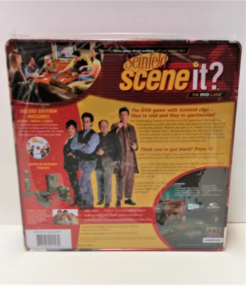 Seinfeld Scene It Game 2008 Mattel DVD Game New - Image 2 of 2