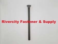 3/8-16x6 Stainless Steel Carriage Bolts 3/8x16x6 Screws 3/8-16 x 6" 3/8x16x6