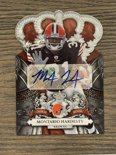 LOT: (6) Cleveland Browns patch or auto: Manziel RC, KOSAR, Hardesty, CAMERON - Picture 3 of 14