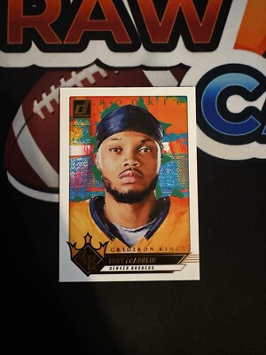 #ad TROY FRANKLIN 2024 Donruss Rookie Gridiron Kings #18 RC Denver Broncos $1.99