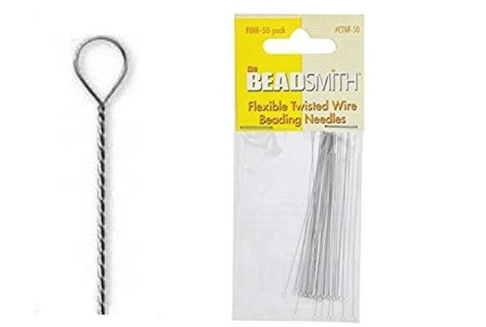 Beadsmith 1 x Wide Big Eye Needle Stainless Steel 5