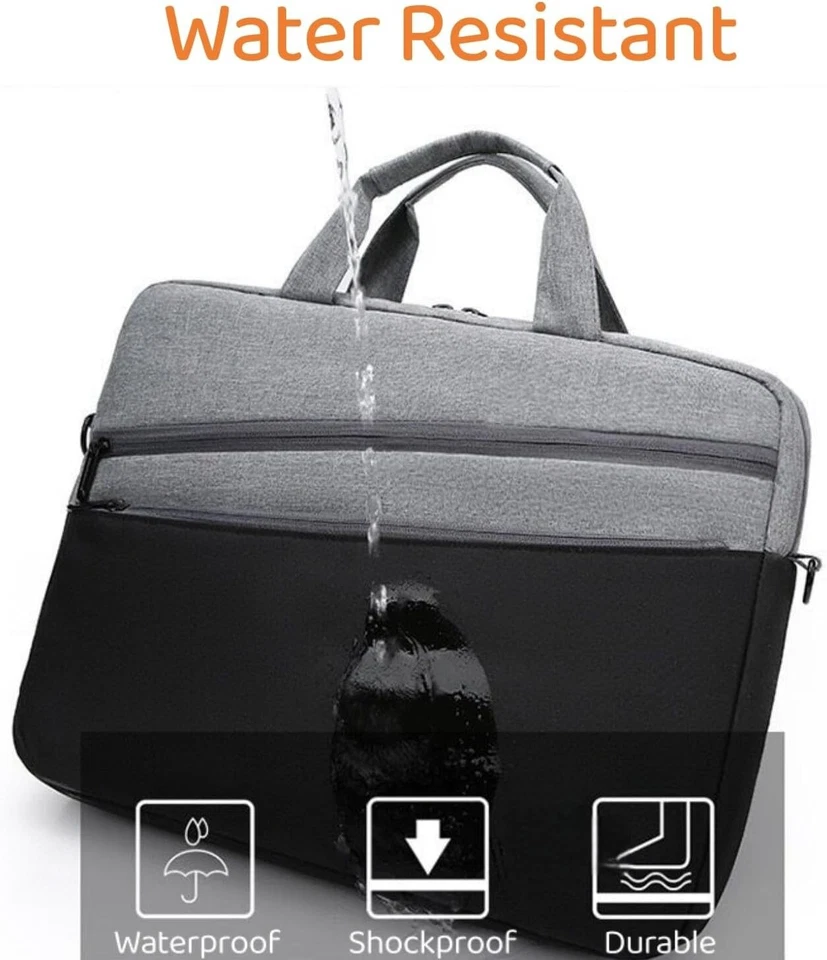  15-16 Inch Laptop Sleeve for Women and Men. MacBook Pro 16 Inch Case Cover Grey - Image 4 of 4