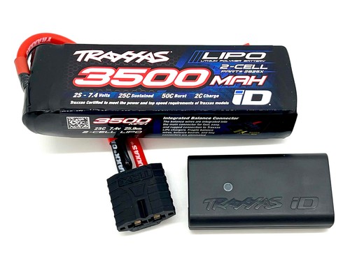Fits Traxxas MINI-MAXX 7.4v 2s LiPo Battery & USB-C Charger (107154-1 ...
