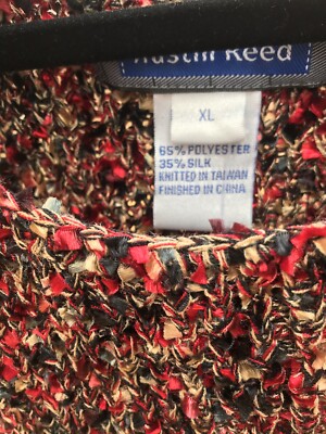 NWT Austin Reed Women’s Sleeveless Sweater Rag Knit Top Size XL ...