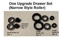 Ball bearing upgrade steelcase tanker desk drawer roller narrow style